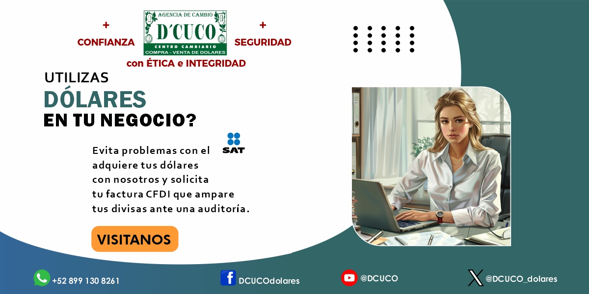 utiliza dolares negocio