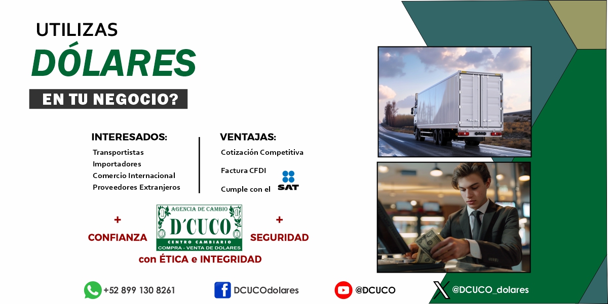 utiliza dolares transportes